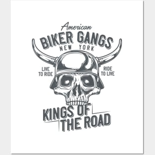 American Biker Gangs Posters and Art